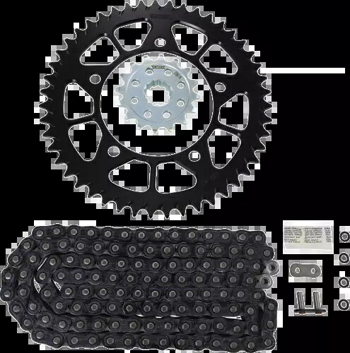 ボルテックス チェーンとスプロケット キット ブラック #CK7615 Vortex Chain and Sprocket Kit Black #CK7615 【並行輸入品】｜カスタムパーツ WORLD倉庫