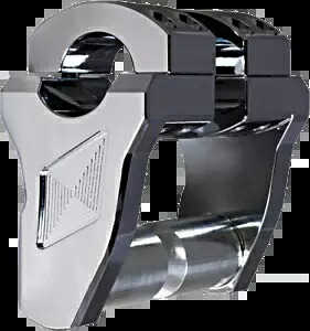Rox Speed FX パトリオット シリーズ ピボット ライザー 2 インチ クローム #4R-P2RX-02 Rox Speed FX Patriot Series Pivoting Risers 2\