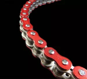 EK ZVX3 チェーン 525X150 レッド #525ZVX3-150/AR EK ZVX3 Chain 525X150 Red #525ZVX3-150/AR 【並行輸入品】|カスタムパーツ WORLD倉庫