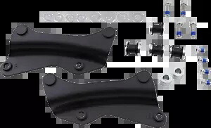 ドラッグ スペシャリティーズ クイック デタッチ ツアー ボックス マウント ブラック #1510-0496 Drag Specialties Quick Detach Tour Box Mount Black #1510-0496 【並行輸入品】