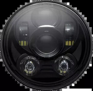 カスタム ダイナミクス 5.75 インチ LED ヘッドランプ ブラック #CD-575-B Custom Dynamics 5.75" LED Headlamp Black #CD-575-B 【並行輸入品】｜カスタムパーツ WORLD倉庫