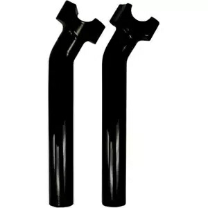 ドラッグスペシャリティーズ1 1/4インチ。プルバックバッファローライザー 9 1/2インチ。・ブラック #0602-0522 Drag Specialties 1 1/4in. Pullback Buffalo Risers 9 1/2in. - Black #0602-0522 【並行輸入品】