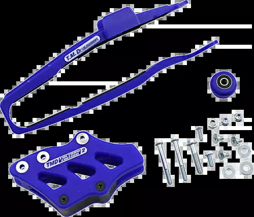 TMデザインワークス チェーンガイド&スライダー ブルー #YCP-OR8-BU TM Design Works Chain Guide and Slider Blue #YCP-OR8-BU 【並行輸入品】