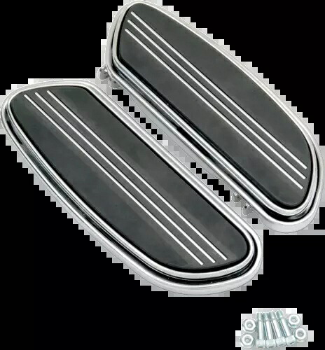 ドラッグ スペシャリティーズ ストリームライン ドライバー フロアボード Chrome#1621-0347 Drag Specialties Streamline Driver Floorboards Chrome#1621-0347 【並行輸入品】