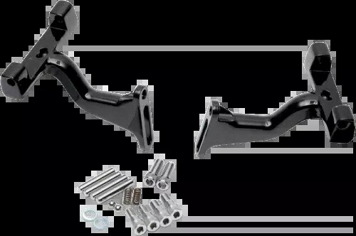 ドラッグ スペシャリティーズ レイズド パッセンジャー フロアボード マウント ブラック #1621-0395 Drag Specialties Raised Passenger Floorboard Mounts Black #1621-0395 【並行輸入品】 57,420円