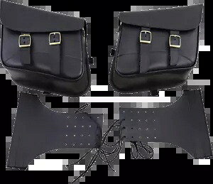 ウィリー & マックス モンキー サドルバッグ スモール ブラス スラント Willie & Max Monkey Saddlebag Small Brass Slant 【並行輸入品】