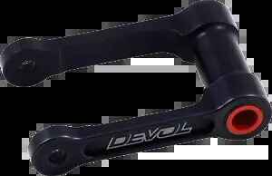Devol ロワリング リンク 1.25 インチ ブラック #0115-1211 Devol Lowering Link 1.25\