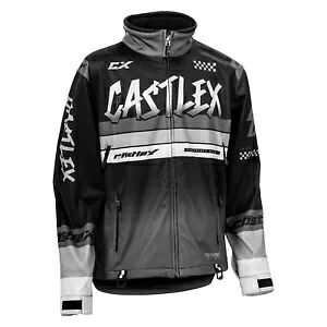 Castle X R24 レース ジャケット Lg ブラック/チャコール/シルバー Castle X R24 Race Jackets Lg Black/Charcoal/Silver 【並行輸入品】