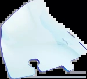 Klock Works Ice Kolor Flare フロントガラス 6.5 インチ ブルーアイス #KWW-01-0642 Klock Werks Ice Kolor Flare Windshield 6.5" Blue Ice #KWW-01-0642 【並行輸入品】｜カスタムパーツ WORLD倉庫