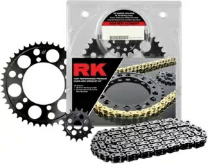 RK 530XSOZ1 X リング スチール交換チェーンキット スプロケットキット シルバー #4107-040E RK 530XSOZ1 X-Ring Steel Replacement Chain Kit Sprocket Kit Silver #4107-040E 【並行輸入品】