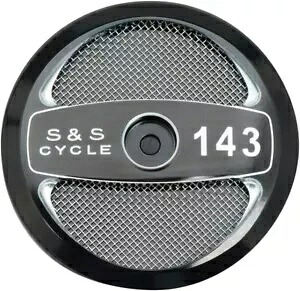 S&S サイクル ステルス エア クリーナー カバー ブラック 124 インチ 排気量 #170-0321 S & S Cycle Stealth Air Cleaner Covers Black 124\