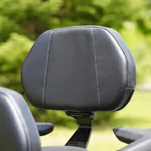 ショー クローム グランデ バックレスト パッセンジャー ブラック ブラック ステッチ #41-420GC Show Chrome Grande Backrests Passenger Black with Black Stitching #41-420GC 【並行輸入品】｜カスタムパーツ WORLD倉庫 59,400円