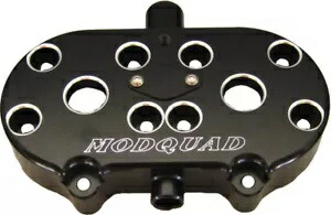 ModQuad カスタム設計 1 ピース ヘッド ブラック アルマイト処理 #CH-1BLK ModQuad Custom Designed 1-Peice Head Black Anodized #CH-1BLK 【並行輸入品】