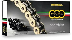 レジーナ 530ZRPシリーズ チェーン 120リンク ゴールド136ZRP2/1009 Regina 530ZRP Series Chain 120 Links Gold136ZRP2/1009 【並行輸入品】｜カスタムパーツ WORLD倉庫