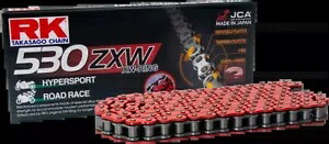 RK 525 ZXW GB XW-リングチェーン 150リンク レッド #RR525ZXW-150 RK 525 ZXW GB XW-Ring Chain 150 Links Red #RR525ZXW-150 【並行輸入品】｜カスタムパーツ WORLD倉庫