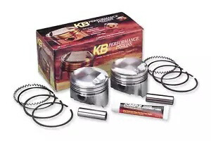 KBパフォーマンスキャストピストンキット(1200cc変換、ディッシュトップ) #KB272.000 KB Performance Cast Piston Kit (1200cc Conversion, Dish Top) #KB272.000 【並行輸入品】