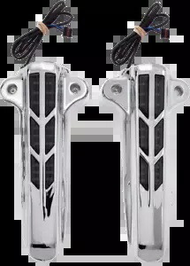 CIRO 下肢カバー LED 付きクローム #43001 CIRO Lower Leg Covers Chrome With LEDs #43001 【並行輸入品】