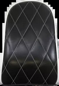Le Pera ベアボーンズシリーズ ピリオンパッド ホワイトダイヤモンドステッチ/パイピング #LYB-007PDMWTP Le Pera Bare Bones Series Pillion Pad White Diamond Stitch/Piping #LYB-007PDMWTP 【並行輸入品】