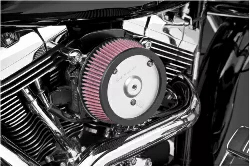 Arlen Ness ビッグ サッカー ステージ I エア フィルター キット クロム バッキング プレート - レッド、18-507 Arlen Ness Big Sucker Stage I Air Filter Kit Chrome Backing Plate - Red, 18-507 【並行輸入品】