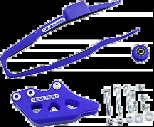 TMデザインワークス チェーンガイド&スライダー ブルー #YCP-OR7-BU TM Design Works Chain Guide and Slider Blue #YCP-OR7-BU 【並行輸入品】
