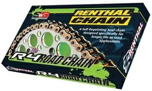 レンサル 520 R4 SRS ロードチェーン 120 リンク ナチュラル #C328 Renthal 520 R4 SRS Road Chain 120 Links Natural #C328 【並行輸入品】