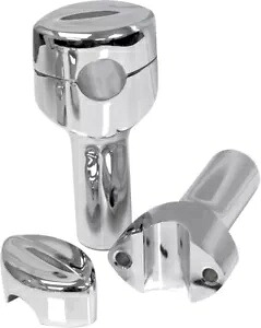 LAチョッパーズ ヘフティモホークライザー 1 1/4インチ用。ハンドルバー4インチ。トール CHR #LA-7404-04 LA Choppers Hefty Mohawk Riser for 1 1/4in. Handlebar 4in. Tall CHR #LA-7404-04 【並行輸入品】