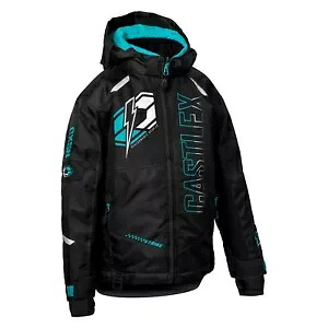 キャッスル X ストライク ユース ジャケット XL ブラック/ターコイズ Castle X Strike Youth Jackets XL Black/Turquoise 【並行輸入品】
