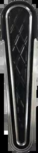 EDDIE TROTTA DESIGNS ダッシュパネルインサート ブラックアルマイトプラチナカット #TC-109B EDDIE TROTTA DESIGNS Dash Panel Insert Black Anodized Platinum Cut #TC-109B 【並行輸入品】