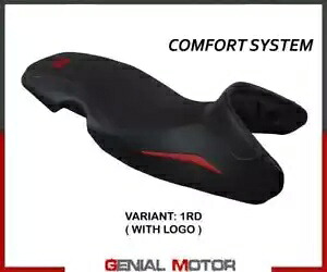 シート サドル カバー モーガン コンフォート システム レッド RD + ロゴ T.I. BMW F 650 GS 2000-2007 Seat saddle cover Mogan comfort system Red RD + logo T.I. BMW F 650 GS 2000-2007 【並行輸入品】