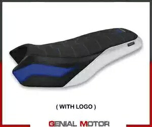 シートサドルカバー Affile ブルーホワイト+ロゴ T.I.BMW R 1200/1250 GS Rallye 2017-2023 Seat saddle cover Affile Blue-White+logo T.I.BMW R 1200/1250 GS Rallye 2017-2023 【並行輸入品】