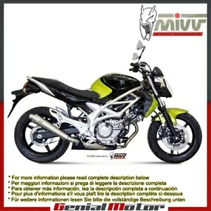 Mivv 排気マフラー X-コーン ステンレススチール スズキ グラディウス 2009 - 2015用 Mivv Exhaust Muffler X-cone Stainless Steel for Suzuki Gladius 2009 - 2015 【並行輸入品】