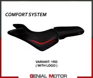 シート サドル カバー ノアーレ コンフ シス レッド RD+ロゴ T.I.トライアンフ タイガー 800/XC 2010-2020 Seat saddle cover Noale comf sys Red RD+logo T.I.Triumph Tiger 800/XC 2010-2020 【並行輸入品】