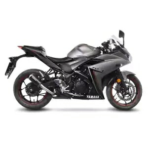 マフラー レオビンス Lv-10 ブラック ステンレススチール ヤマハ Yzf R3 2015 - 2020 Exhaust Leovince Lv-10 Black Stainless Steel Yamaha Yzf R3 2015 - 2020 【並行輸入品】