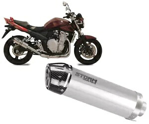 エキゾーストマフラー ストーム GP ST.STEEL カーボンキャップ SUZUKI GSF 650 BANDIT 2007 - 2015 Exhaust Muffler Storm GP ST.STEEL carbon cap SUZUKI GSF 650 BANDIT 2007 - 2015 【並行輸入品】