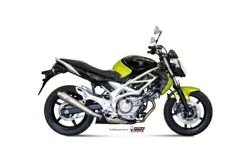 Mivv 排気マフラー X-コーン ステンレススチール スズキ グラディウス 2009 - 2015用 Mivv Exhaust Muffler X-cone Stainless Steel for Suzuki Gladius 2009 - 2015 【並行輸入品】