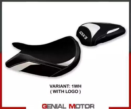 サドルカバー シートカバー リンディ ホワイト WH+ロゴ T.I.スズキ GSX S 1000 2021-2023- Saddle cover seat cover Lindi White WH + logo T.I. for Suzuki GSX S 1000 2021-2023- 【並行輸入品】