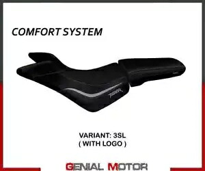 シート サドル カバー ノアーレ コンフ シス シルバー+ロゴ T.I.トライアンフ タイガー 800/XC 2010-2020 Seat saddle cover Noale comf sys Silver+logo T.I.Triumph Tiger 800/XC 2010-2020 【並行輸入品】