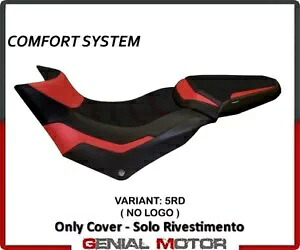 シート サドル カバー Praga 1 Com レッド(RD)T.I.ドゥカティ ムルティストラーダ 950 2017-2021 Seat saddle cover Praga 1 Com Red(RD)T.I. DUCATI MULTISTRADA 950 2017-2021 【並行輸入品】｜カスタムパーツ WORLD倉庫