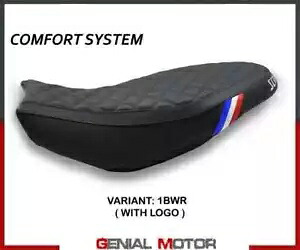 シート サドル カバー ヴィンテージ comf sys BWR+ロゴ T.I.Ducati スクランブラー 800 2015-2023 Seat saddle cover Vintage comf sys BWR+logo T.I.Ducati Scrambler 800 2015-2023 【並行輸入品】