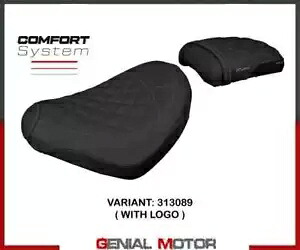 シートサドルカバー Kehra Comf Sys ブラック + ロゴ T.I.ホンダ CMX 500 Rebel 2017-2023 Seat saddle cover Kehra Comf Sys Black + logo T.I. Honda CMX 500 Rebel 2017-2023 【並行輸入品】