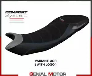 シートサドルカバー Derry comf sys グレー GR+ロゴ T.I.トライアンフ タイガー 660 2021-2023 Seat saddle cover Derry comf sys Gray GR+logo T.I. Triumph Tiger 660 2021-2023 【並行輸入品】
