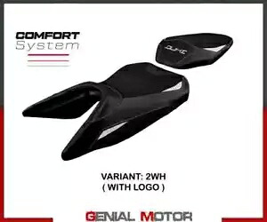 シート サドル カバー ノイム コンフォート システム ホワイト WH+ロゴ T.I. KTM 250 デューク 2017-2023 Seat saddle cover Neum comfort system White WH+logo T.I. KTM 250 Duke 2017-2023 【並行輸入品】｜カスタムパーツ WORLD倉庫