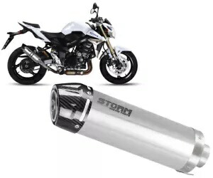 排気マフラーストーム GP ST.STEEL カーボンキャップスズキ GSR 750 2011 - 2016 Exhaust Muffler Storm GP ST.STEEL carbon cap for SUZUKI GSR 750 2011 - 2016 【並行輸入品】