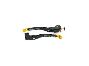 Adj ブレーキ + クラッチ レバー ゴールド Ducabike Ducati ハイパーモタード 821 2013 - 2015 Adj Brake + Clutch Levers Gold Ducabike Ducati Hypermotard 821 2013 - 2015 【並行輸入品】