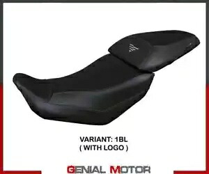 サドルカバー 水寧 ブラック BL+ロゴ T.I.Voge Valico 500 DS/DSX 2020 -2023- Saddle cover Suining black BL + logo T.I.Voge Valico 500 DS/DSX 2020 -2023- 【並行輸入品】