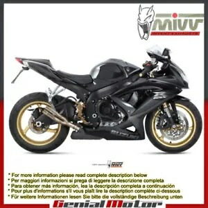 Mivv 排気マフラー ダブルガン チタン スズキ GSX-R 600 2008 - 2010用 Mivv Exhaust Muffler Double Gun Titanium for Suzuki Gsx-R 600 2008 - 2010 【並行輸入品】