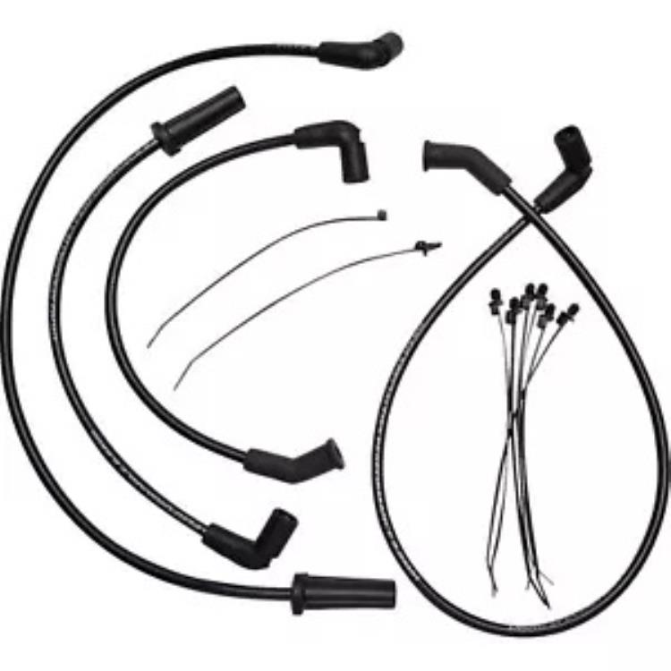 ドラッグ スペシャリティーズ プラグ ワイヤー - ソフテイル 2104-0408 Drag Specialties Plug Wires - Softail 2104-0408 【並行輸入品】