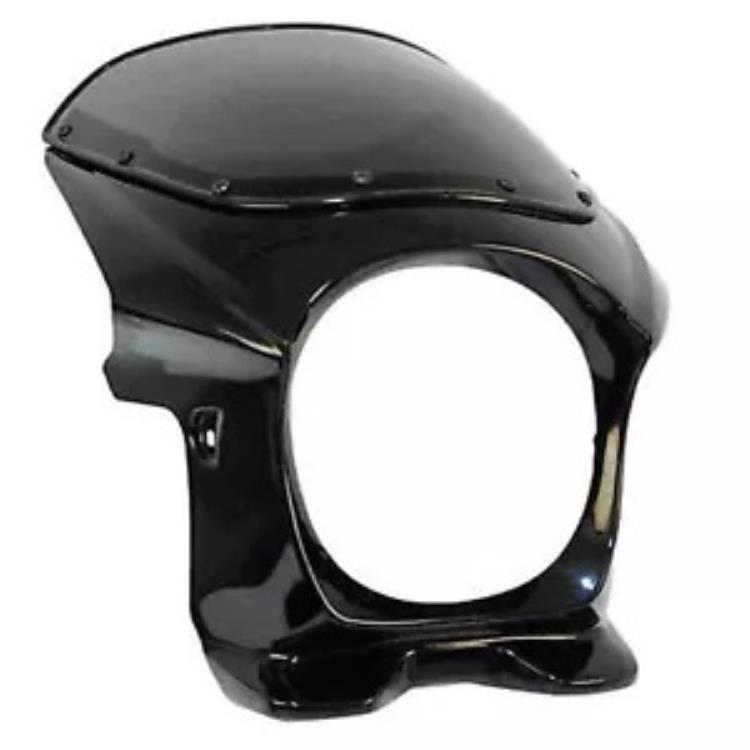 フェアリングとフロントガラスは 7 インチ丸型ヘッドライトに適合 - Venom MK II カフェ レーサー 70-52505 Fairing & Windshield Fits 7\