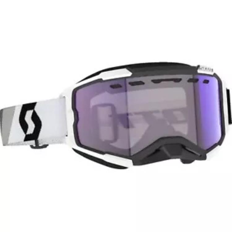 Fury Snow Cross ゴーグル - プレミアム ブラック/ホワイト - ライトブルークローム 278604-7702307 Fury Snow Cross Goggles - Premium Black/White - Light Blue Chrome 278604-7702307 【並行輸入品】