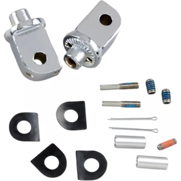 Kuryakyn リアスプラインペグマウントアダプター ホンダ/ヤマハ 8825用 Kuryakyn Rear Splined Peg Mount Adapter for Honda/Yamaha 8825 【並行輸入品】